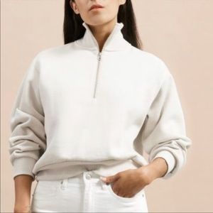 Everlane Oversized Fleece Half-Zip